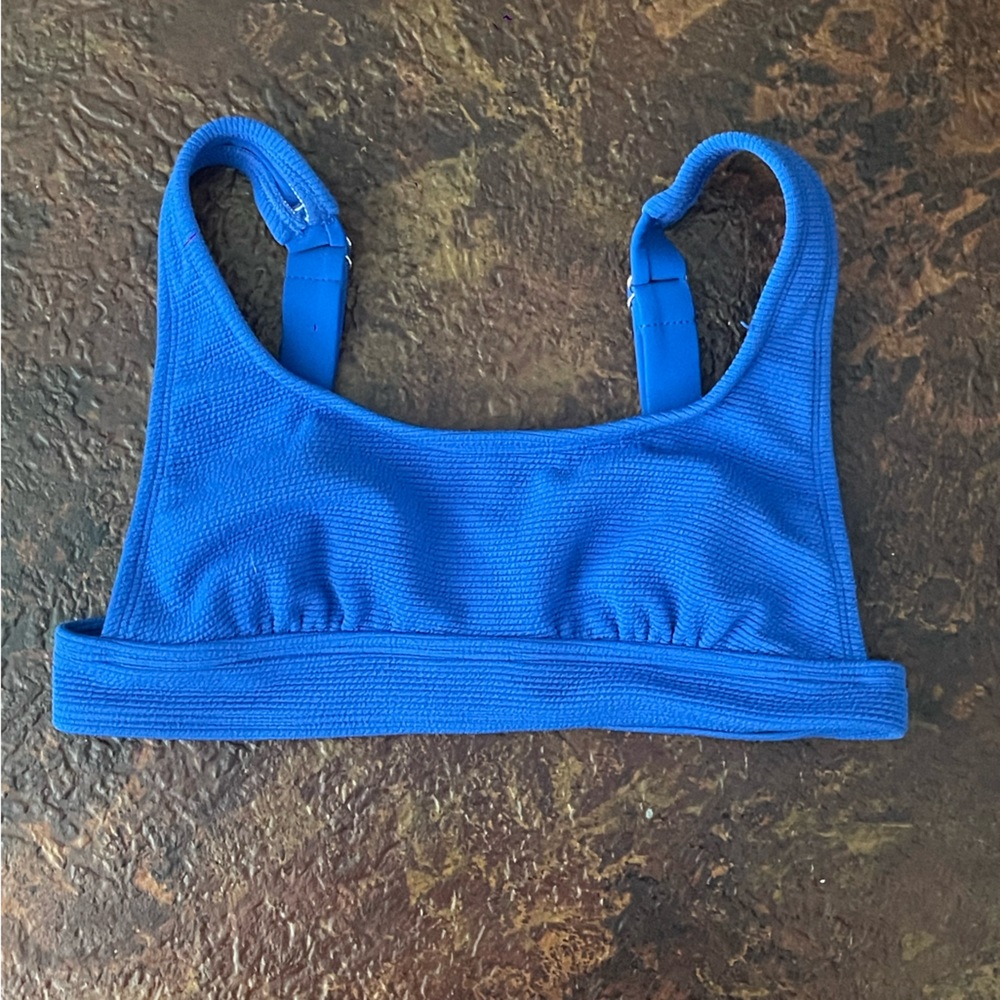 Blue Bikini Top